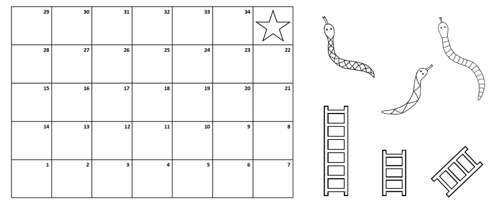 plain-snakes-and-ladders-template